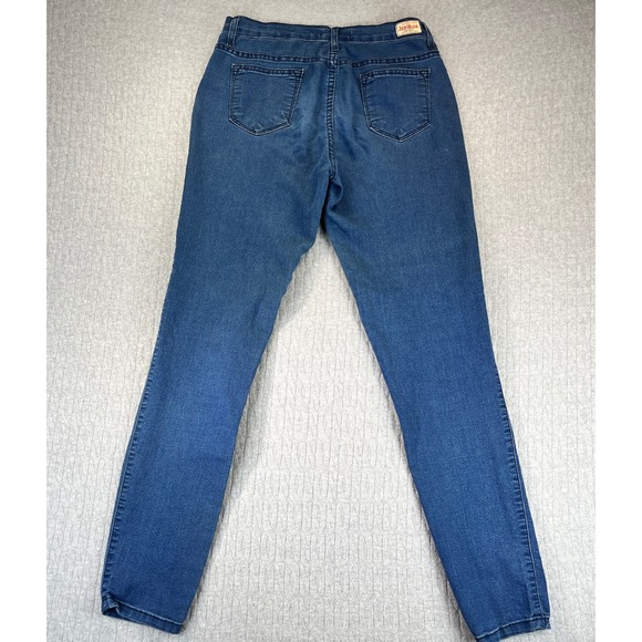 vintage Judy Blue Slim Fit stretch women 9/29X30 high rise USA Dark Wash Pants - Picture 6 of 9